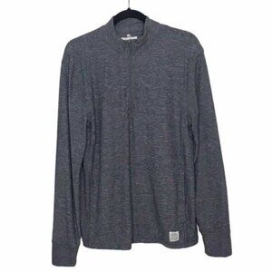 Lucky Brand Gray 1/4 Zip Pullover Sweater Medium